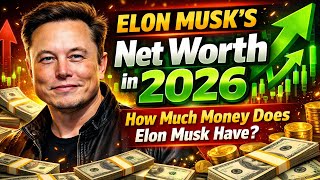 ELON MUSK'S Net Worth in 2026 |How Much Money Does Elon Musk Have?
