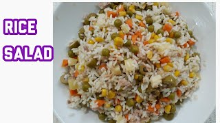 HOW TO MAKE RICE SALAD I RICE SALAD RECEIPE I EASY TO PREPARE I Jhun Que