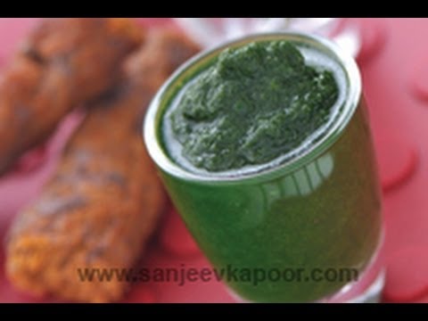 Green Chutney (Mint and Coriander) | Sanjeev Kapoor | Sanjeev Kapoor Khazana