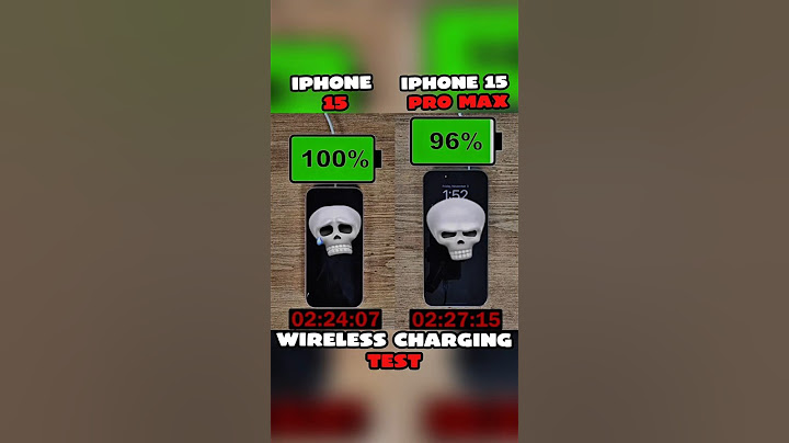 IPHONE 15 VS IPHONE 15 PRO MAX WIRELESS CHARGING 🔌🪫TEST?