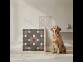 Pixel Grid Art | Modern Geometric Print | Dark Tones Canvas Decor