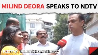 Milind Deora To NDTV: 