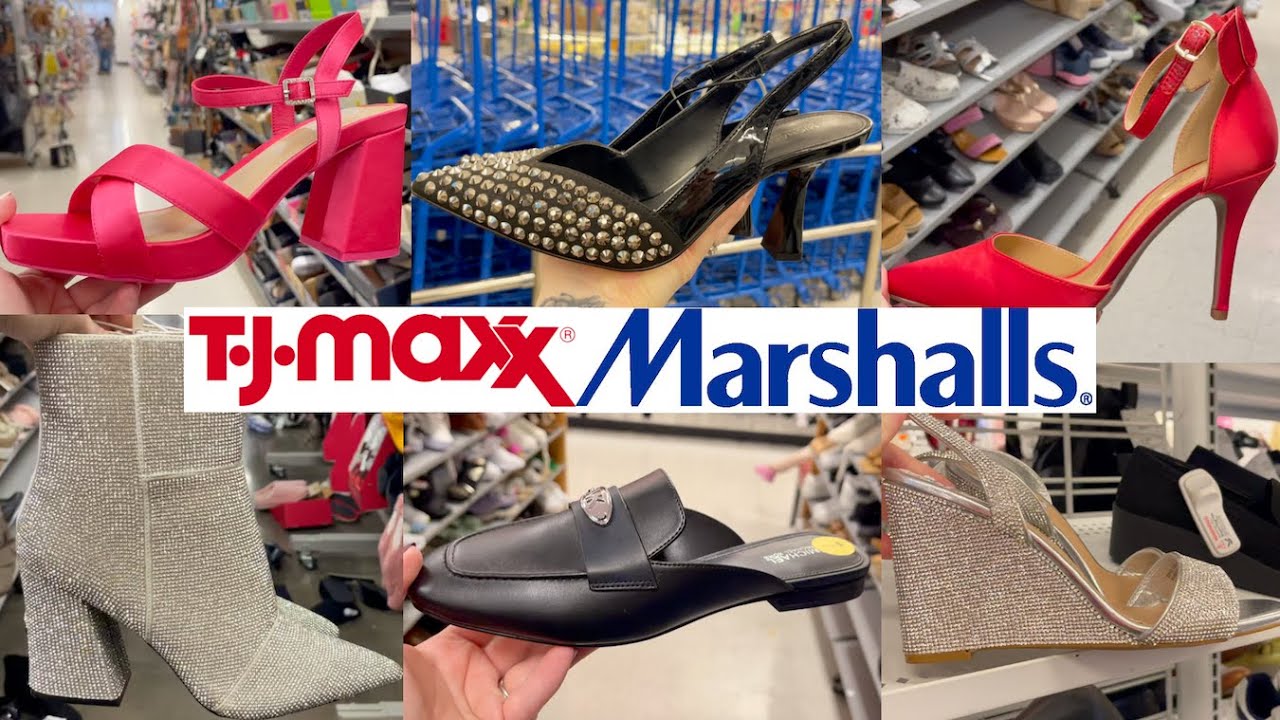 SHOE SHOPPING AT TJ MAXX & MARSHALLS SHOP WITH ME 2023 HEELS, BOOTS