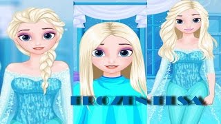 Frozen Princess Elsa Games-Frozen Hairstyle Design Gameplay-Beauty Makeover Games screenshot 2