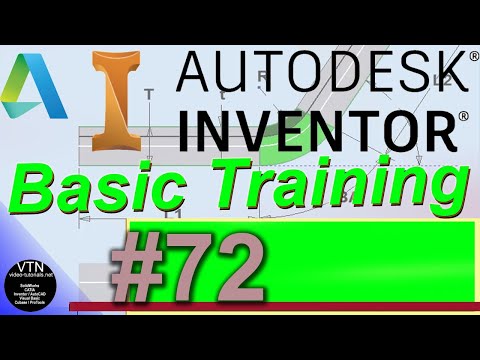 AutoDesk INVENTOR Basic Training 72 ( Exercise 11 )