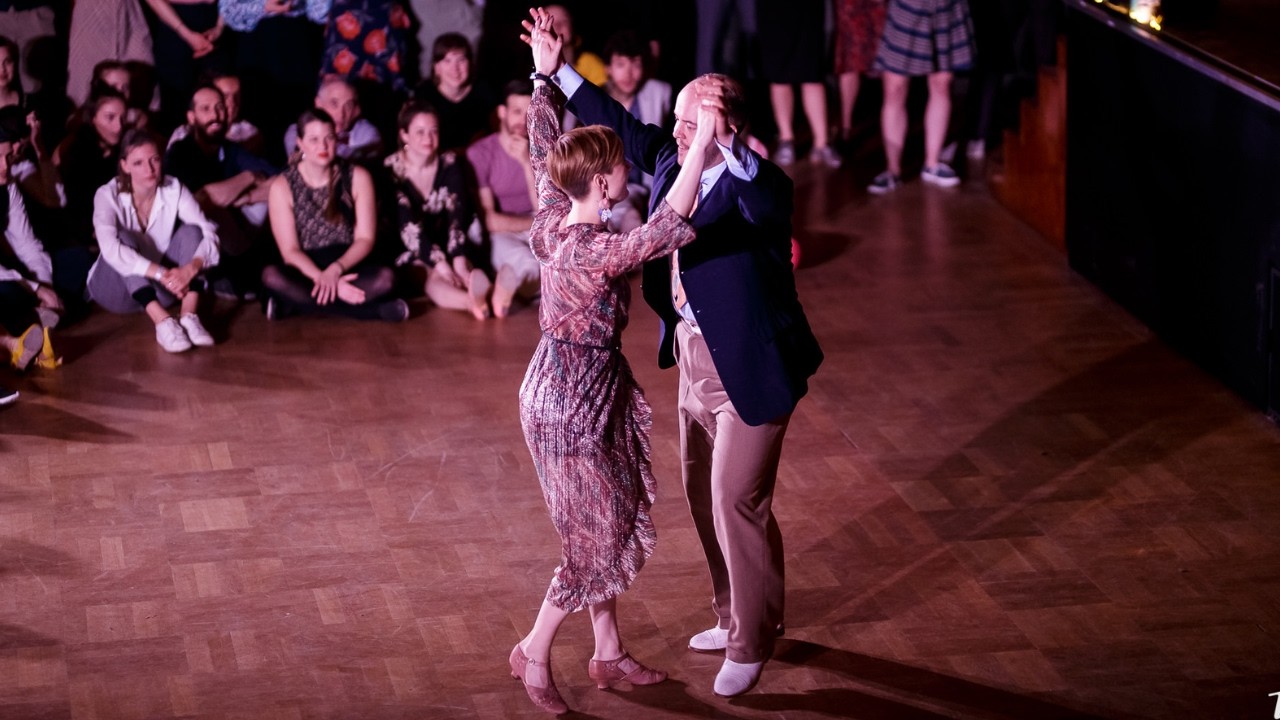 Winter Jump 2020 - Pamela and Felix, to the trumpet of Enrico Tomasso and saxophone of Lars Frank