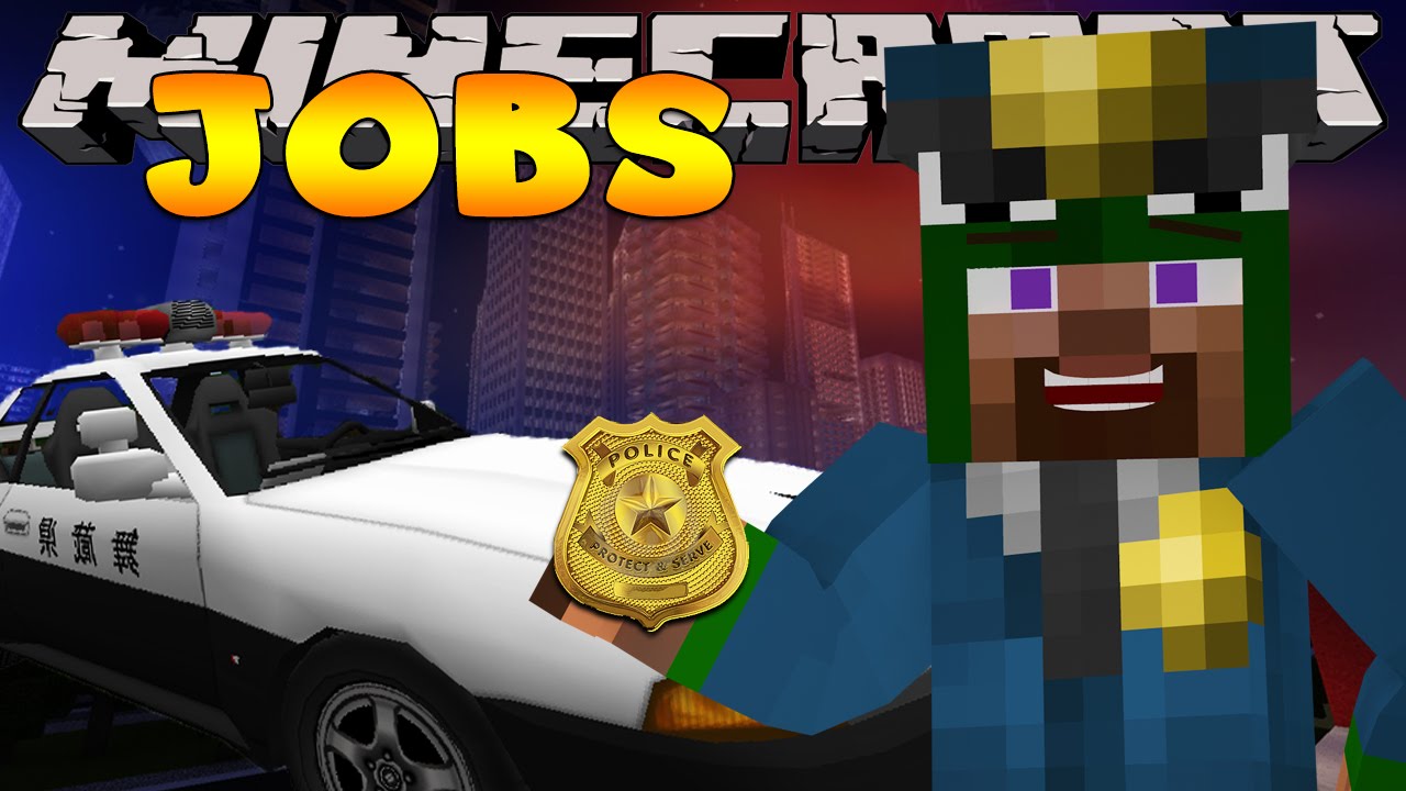 minecraft jobs working as a police officer custom roleplay custom duty jobs