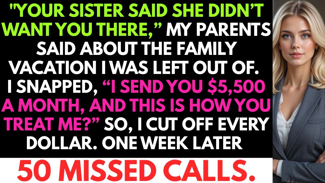 “Your Sister Didn’t Want You There,” My Parents Said About The Family Vacation I Was Excluded From.