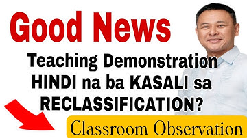 Teaching Demonstration Meron pa ba sa Expanded Career Progression for Teachers