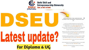 DSEU DELHI POLYTECHNIC 2022: EDITING WINDOW OPEN | HOW TO EDIT FORM | L.E, UG, PHARMACY | CETDELHI22