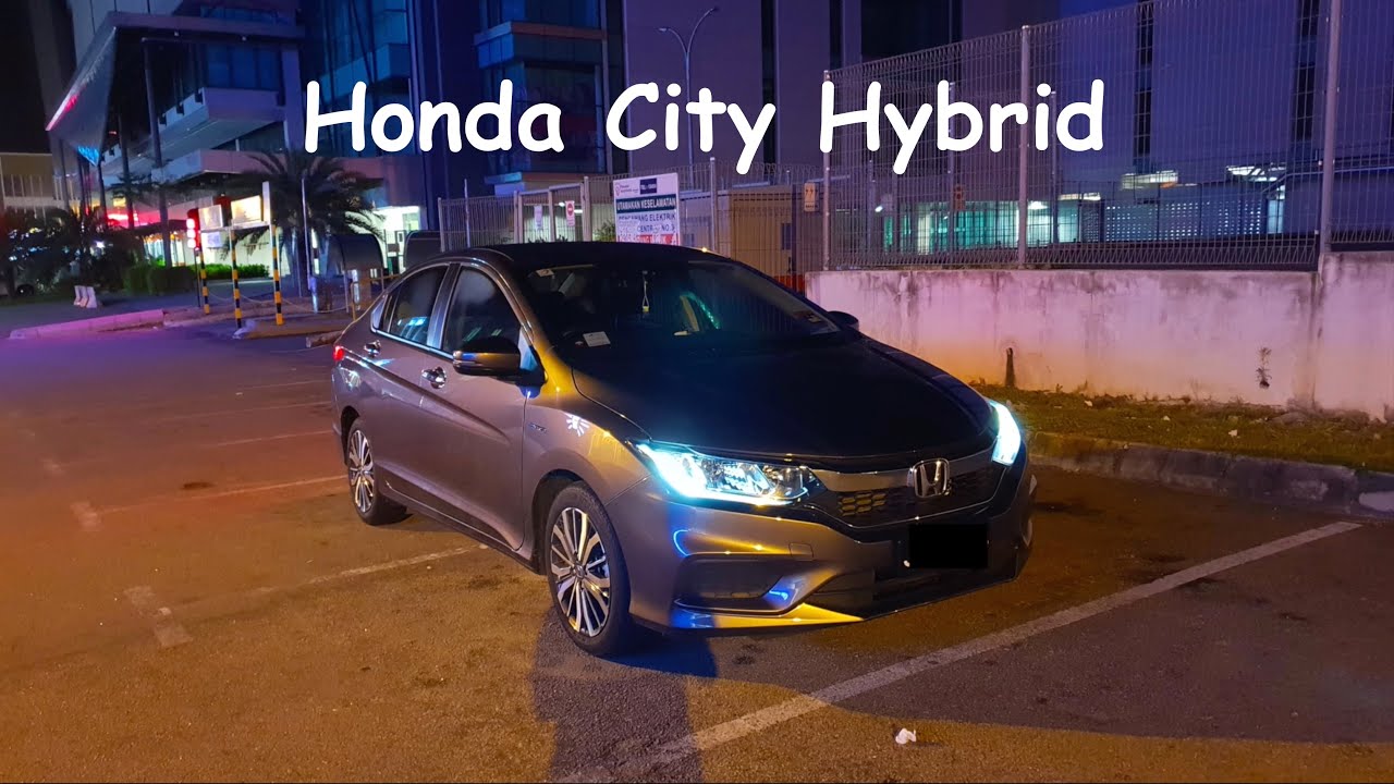 2019 Honda City Hybrid at Night Interior and Exterior Walkaround