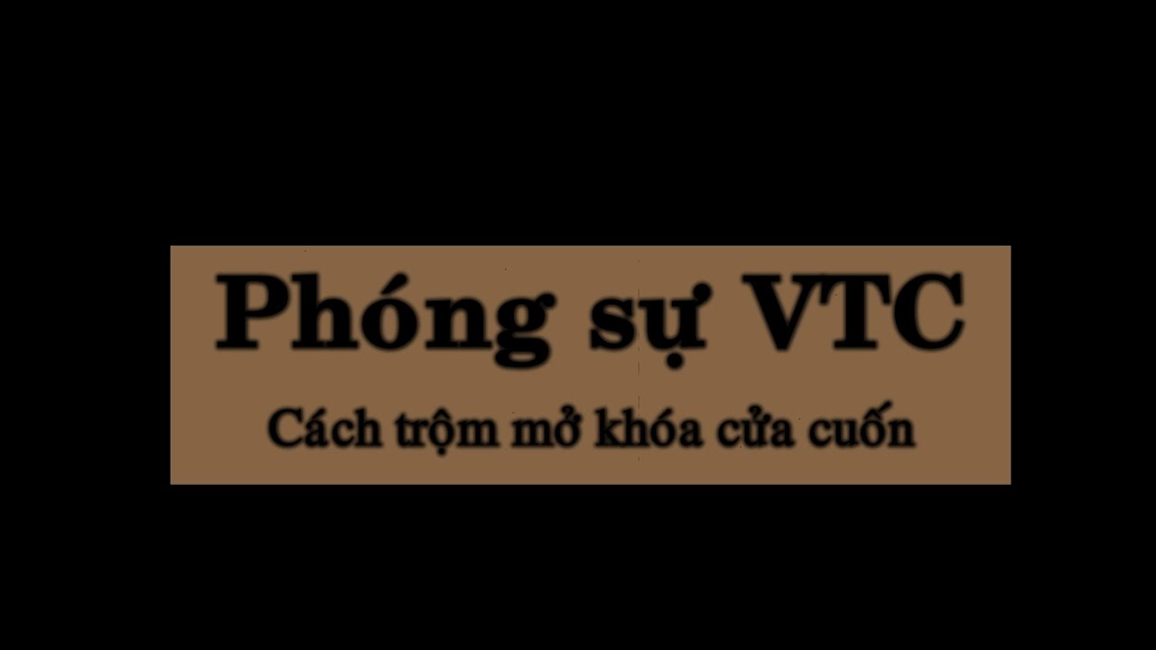 (Tin VTV) Trộm mở cửa cuốn trong 5 giây