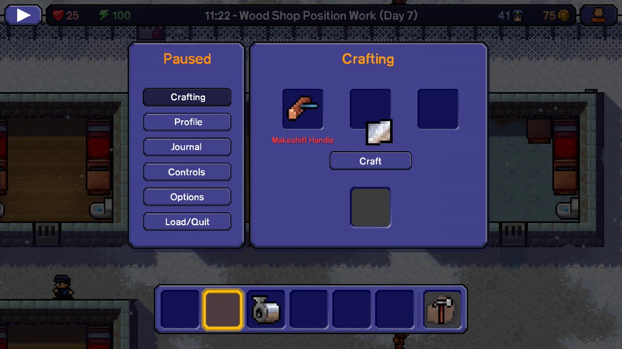 crafting guide for the escapists