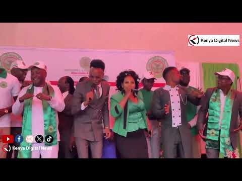 Kamba musicians Stephen Kasolo & Ndeke ya Muthanga bury hatchet, performer together at NLP Party NDC