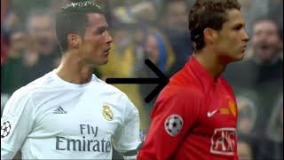 Real Madrid Ronaldo TO Young Ronaldo Transition Clips