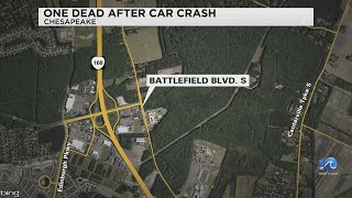 Driver dead in Chesapeake after crossing center lane, hits opposing traffic