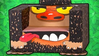 Cardboard Gorilla Chair  Craft Ideas For Kids | DIY on Box Yourself