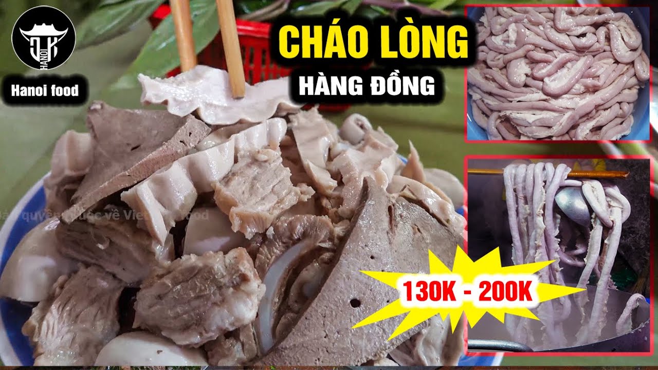 cháo lòng sài gòn ở đâu ngon 2022 New Cháo Lòng Hàng Đồng 130K | Ngạc Nhiên Với Kỹ Thuật Làm Dồi Tiết Bằng Tay Không Cần Phễu