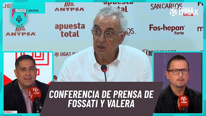 FOSSATI AND ALEX VALERA'S CONFERENCE AFTER THE #UNIVERSITARIO VICTORY