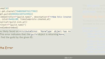 Understanding the on_guild_role_create Event in discord.py: Resolving the NoneType Error