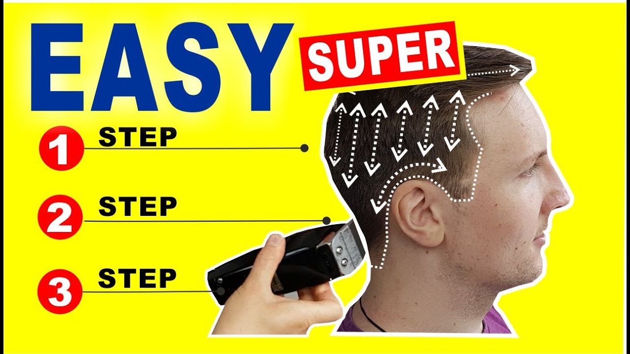 cutting hair with clippers tutorial