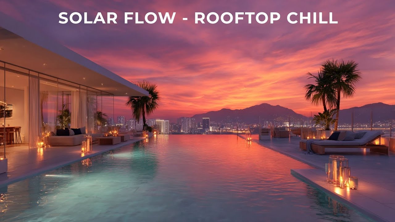 Sunset Rooftop Lounge 🌙 | Smooth Chill Beats for Quiet Night Moments