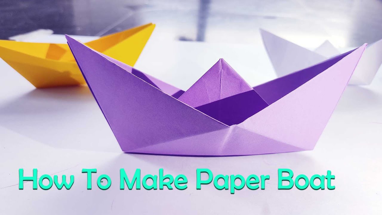 How to Make a Paper Boat Origami Boat Origami Step by Step Tutorial