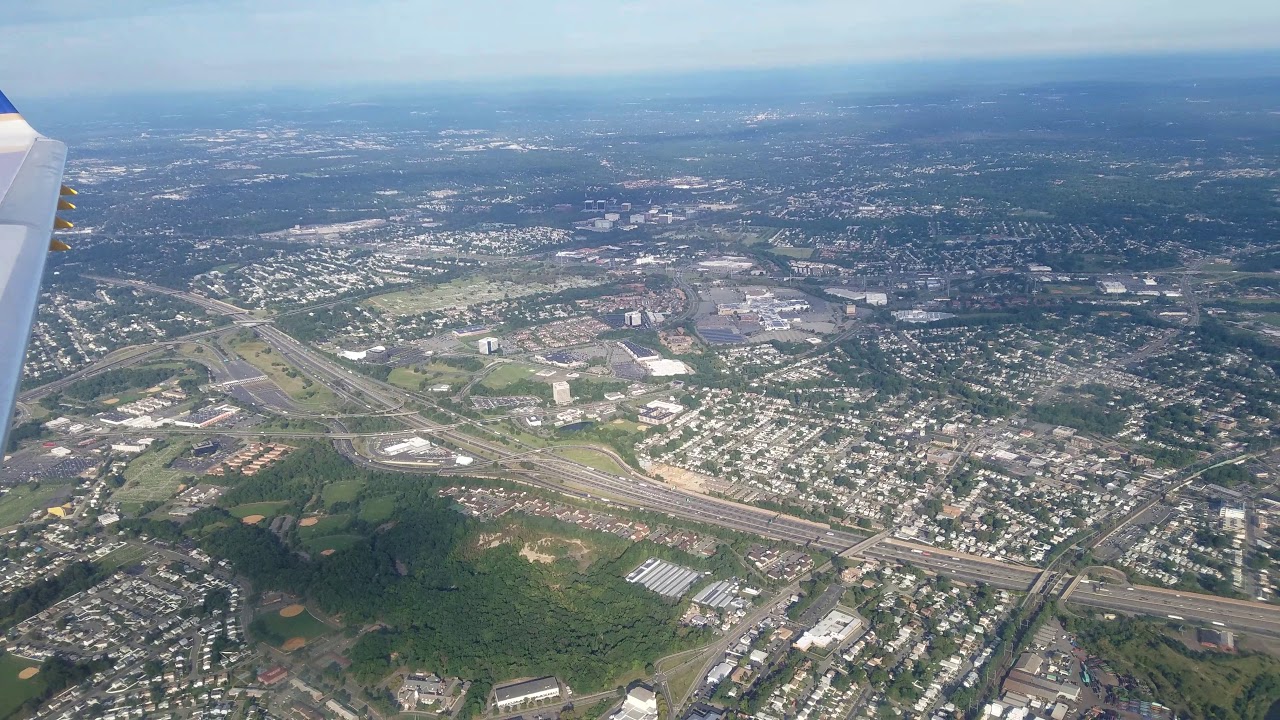 Flying into Newark Airport YouTube