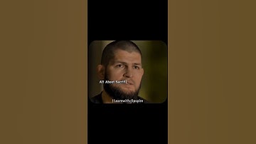 Thumbnail of It's All About Sacrifice ❤️‍🩹. -Khabib Nurmagomedov🦅ɪɴꜱᴘɪʀᴀᴛɪᴏɴ, ꜱᴜᴄᴄᴇꜱꜱ, ᴍᴏᴛɪᴠᴀᴛɪᴏɴ ʜᴜꜱᴛʟᴇ ꜱᴛʀᴇɴɢᴛʜ