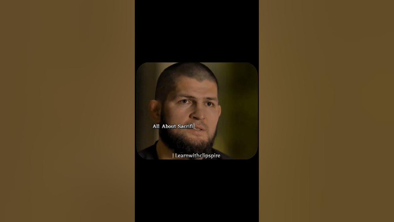 It's All About Sacrifice ❤️‍🩹. -Khabib Nurmagomedov🦅ɪɴꜱᴘɪʀᴀᴛɪᴏɴ, ꜱᴜᴄᴄᴇꜱꜱ, ᴍᴏᴛɪᴠᴀᴛɪᴏɴ ʜᴜꜱᴛʟᴇ ꜱᴛʀᴇɴɢᴛʜ