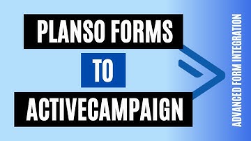 Planso Forms To ActiveCampaign