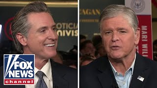 Hannity grills Newsom on California's high gas prices