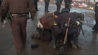Raw: Pipeline Protestors Clash With Police