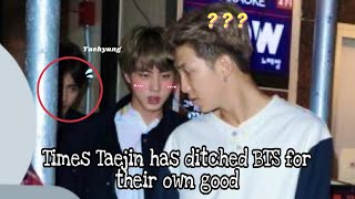 Taejin / JinV: Times Taejin has ditched BTS for their own good