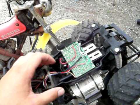 rc car with weedeater engine