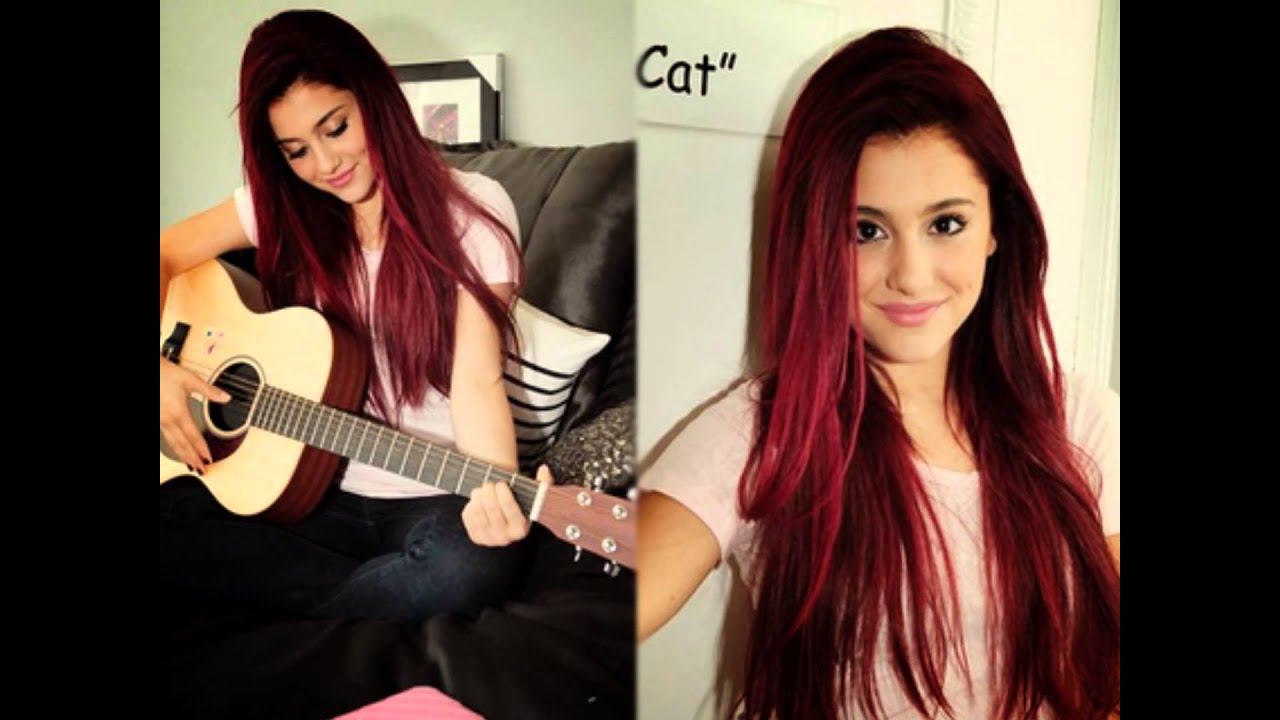 You like my hair. Ariana grande Red hair.