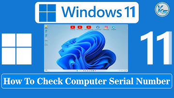 ✅ How to Check Computer Serial Number on Windows 11