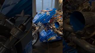 SPRAYIN' PRAYIN' TURBO: INSANE POWER DRAG BIKE NOS TANK CLOSE UP