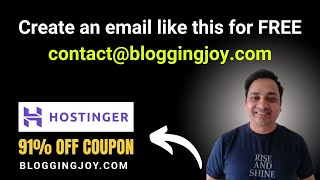 How to Create a Business Email with Hostinger | Free Business Email Tutorial 2026