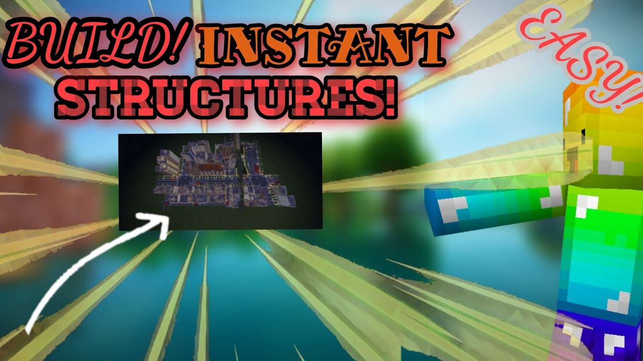 NEW!|How To Build Instant Structures!|Minecraft Tutorial - YouTube