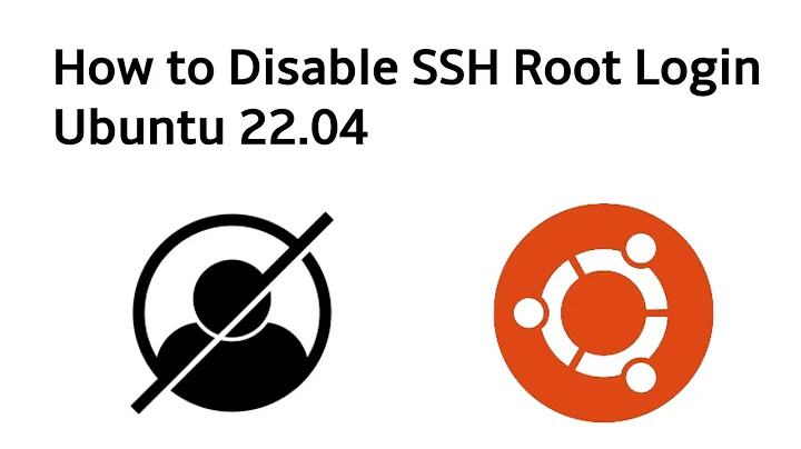 Disable SSH Root Login Ubuntu 22.04