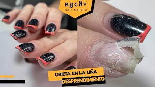 Uña agrietada / Consejos para trabajar con las manos mojadas / Tatiana Maestra de Uñas