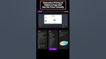 💰 Interactive Pricing UI – Select a Page and See the Price Instantly  #html5, #CSS3, #WebDesign
