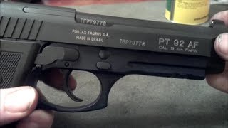 Taurus PT 92 Takedown and Cleaning