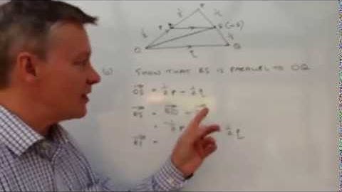 How to work with vectors - exam question 2 part b