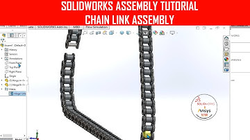 📌Chain Link Assembly Solidworks