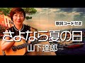 さよなら夏の日 / 山下達郎 ギター弾き語り カバー【歌詞コード付き】(93曲目)