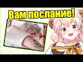 【RUS SUB】Как Ненечи мужьям послание передавала【Hololive JP / Momosuzu Nene】