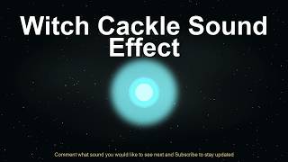 Witch Cackle Sound Effect