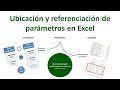Ubicación y referenciación de parámetros en Excel